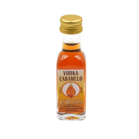 Licor mod. Marasca Vodka Caramelo cristal 20ml.