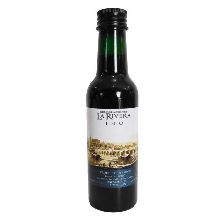 Vino Tinto Celebraciones La Rivera 180ml Ideal para Bodas y Eventos