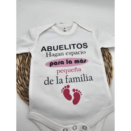 Body para Bebé Personalizado - Mensaje especial para abuelos