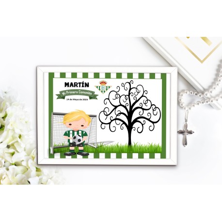 Árbol de Huellas para Comunión - Personalizable | Mundo Detalle